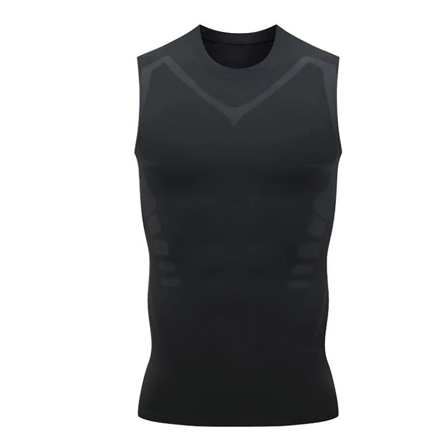 Kehuo 2023 New Ionic Shaping Vest Compression Tank Top Men Compression Vest Slimming Shirts for Men